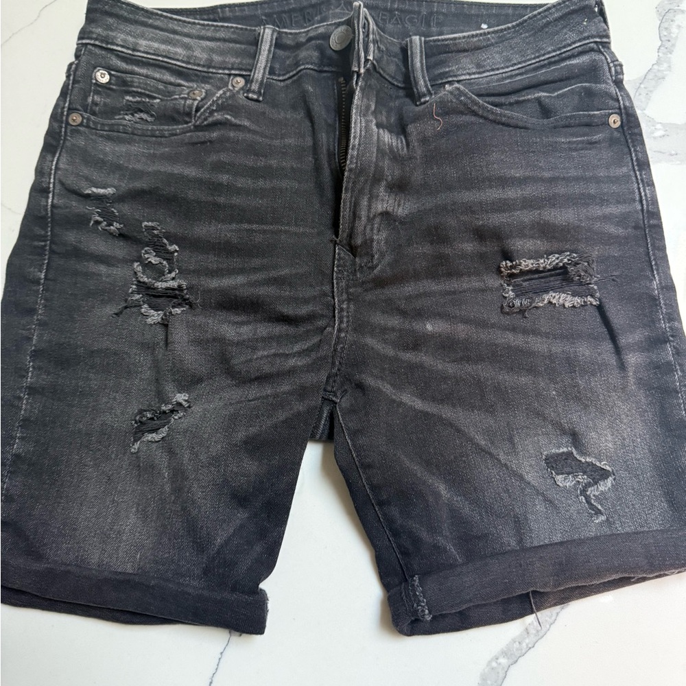 American Eagle Outfitters Black Jean Shorts